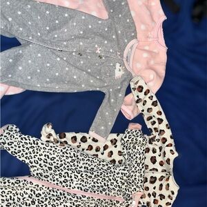 Carters Baby Girl Sleeper Bundle